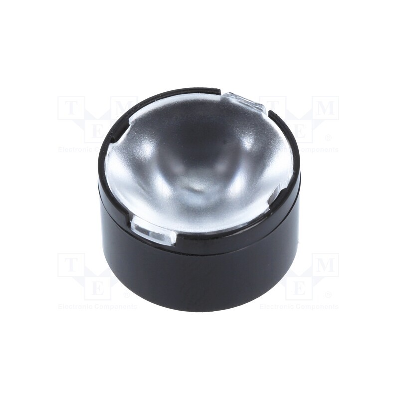 1 pcs x LEDIL - CA11420_TINA2-D - LED lens, round, plexiglass PMMA, transparent, 12÷17°, H: 9.7mm