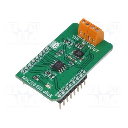 1 pcs x MIKROE - MIC33153 CLICK - Click board, DC/DC converter, analog,GPIO,SPI, MIC33153