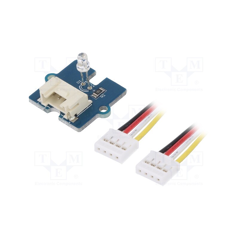 1 pcs x SEEED STUDIO - PURPLE LED (3MM) - Module: LED, Grove Interface (4-wire), Grove, module, 3.3÷5VDC