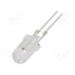 1 pcs x OPTOSUPPLY - OSY5XD5141R-150MA - LED, 5mm, yellow, 18000÷22000mcd, 40°, Front: convex, 2.2÷2.6V