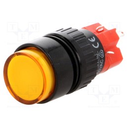 1 pcs x ONPOW - LAS1Y-11Z/O/230V-IP40 - Switch: push-button, Pos: 2, SPDT, 3A/220VAC, 2A/24VDC, ON-ON, IP40