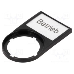 1 pcs x EATON ELECTRIC - M22S-ST-D7 - Bezel with description label, RMQ-Titan, 30x50mm