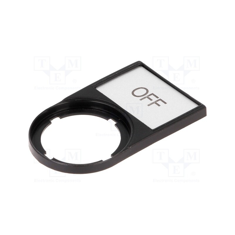 1 pcs x EATON ELECTRIC - M22S-ST-GB5 - Bezel with description label, RMQ-Titan, 30x50mm