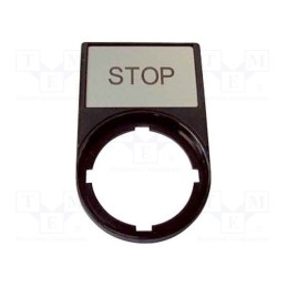 1 pcs x EATON ELECTRIC - M22S-ST-GB0 - Bezel with description label, RMQ-Titan, 30x50mm