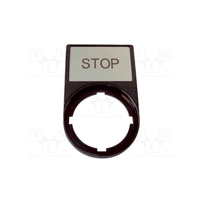 1 pcs x EATON ELECTRIC - M22S-ST-GB0 - Bezel with description label, RMQ-Titan, 30x50mm