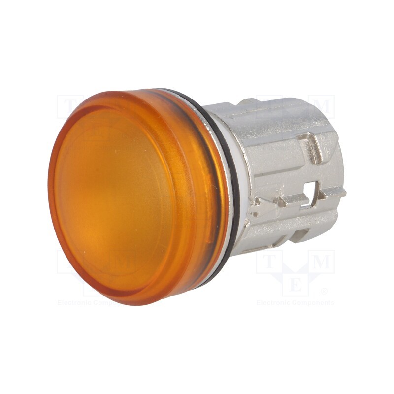 1 pcs x SIEMENS - 3SU1051-6AA00-0AA0 - Control lamp, 22mm, 3SU1.5, -25÷70°C, Ø22mm, IP67, amber, Kind: flat