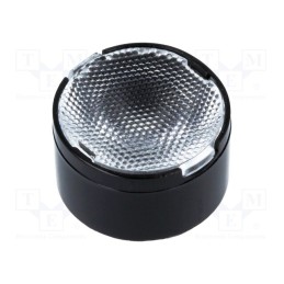 1 pcs x LEDIL - CA11017_TINA2-M - LED lens, round, plexiglass PMMA, transparent, 26÷32°, H: 9.7mm
