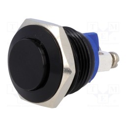 1 pcs x ONPOW - GQ16H-10/A - Switch: vandal resistant, Pos: 2, SPST-NO, 2A/36VDC, IP65, OFF-(ON)