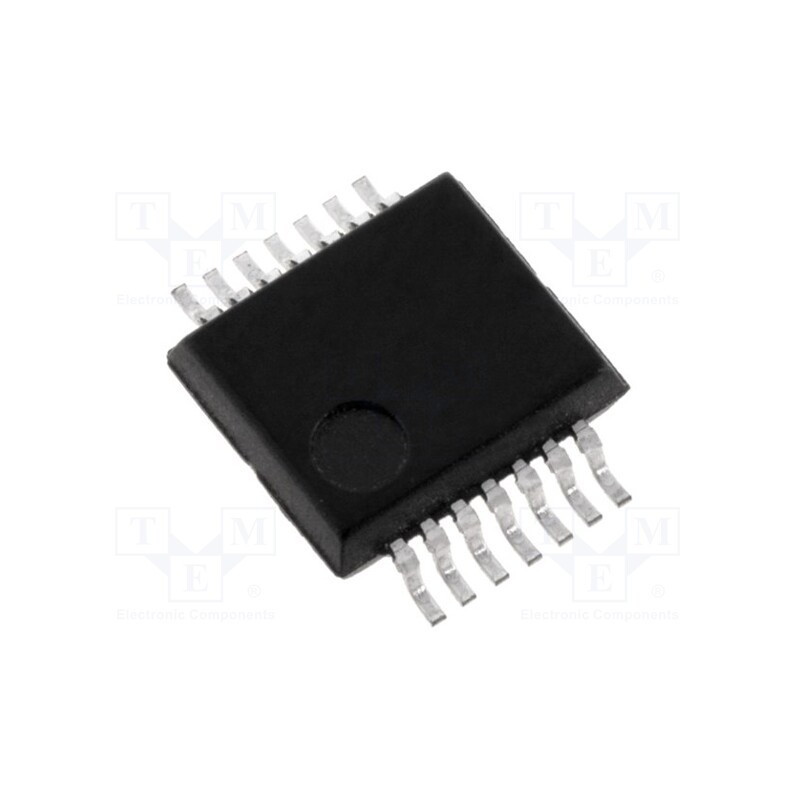 1 pcs x INFINEON TECHNOLOGIES - TLS820F0ELV33XUMA1 - IC: voltage regulator, LDO,linear,fixed, 3.3V, 0.2A, SSOP14, SMD