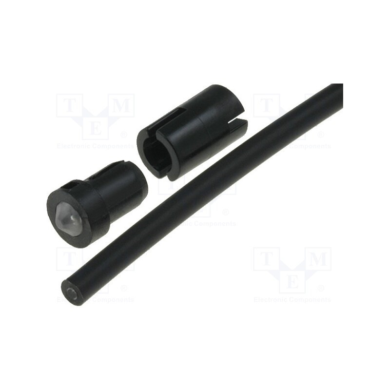 1 pcs x MENTOR - 1298.1001 - Fiber for LED, round, Ø: 1mm, flexible