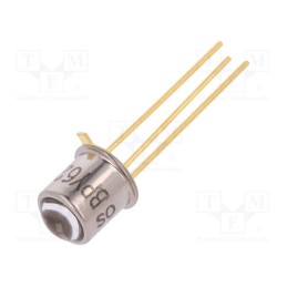 1 pcs x ams OSRAM - BPY 62 - Phototransistor, TO18, 4.8mm, λp max: 830nm, 35V, 8°, λd: 400÷1100nm