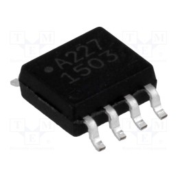 1 pcs x BROADCOM (AVAGO) - ACPL-227-500E - Optocoupler, SMD, Ch: 2, OUT: transistor, Uinsul: 3.75kV, Uce: 80V