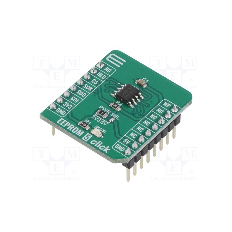 1 pcs x MIKROE - EEPROM 5 CLICK - Click board, EEPROM memory, SPI, M95M04, prototype board