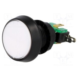 1 pcs x HIGHLY ELECTRIC- Switch: push-button, Pos: 2, SPDT, 10A/250VAC, ON-(ON), Illumin: LED