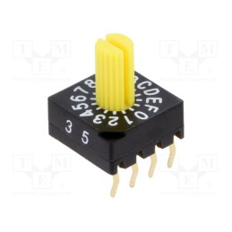 1 pcs x KNITTER-SWITCH - DRS 4016 - Encoding switch, Pos: 16, PCB,THT, 100mΩ, DC load @R: 0.03A/15VDC