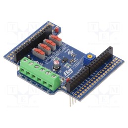1 pcs x STMicroelectronics - X-NUCLEO-IHM06A1 - Expansion board, GPIO, STSPIN220, pin strips,screw terminal