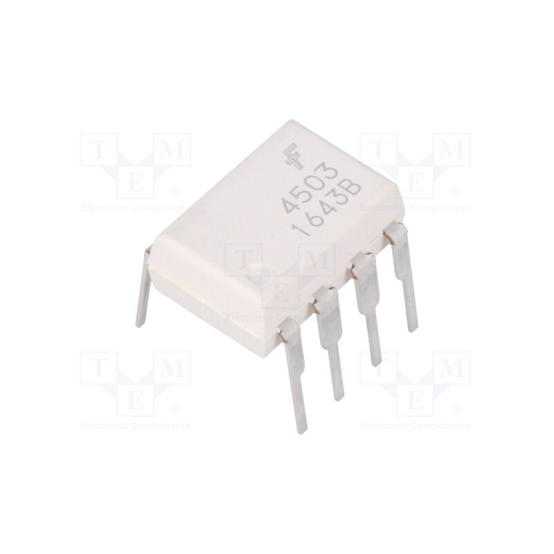 1 pcs x ONSEMI - HCPL4503M - Optocoupler, THT, Ch: 1, OUT: transistor, 5kV, CTR@If: 19-50%@16mA