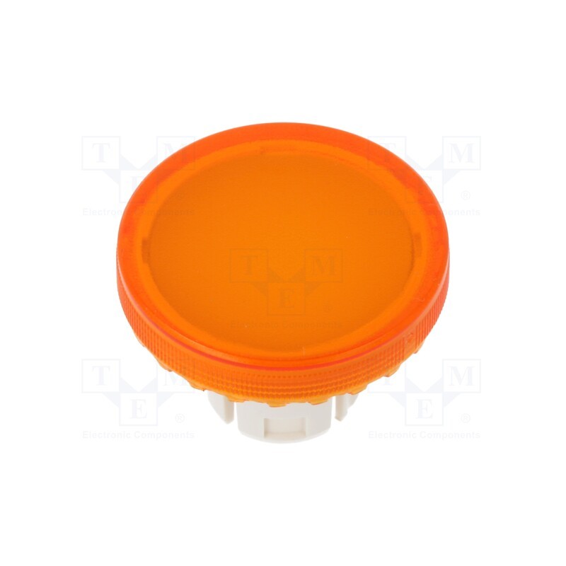 1 pcs x EAO - 61-9642.3 - Actuator lens, 22mm, 61, orange,transparent, plastic, Ø19.7mm