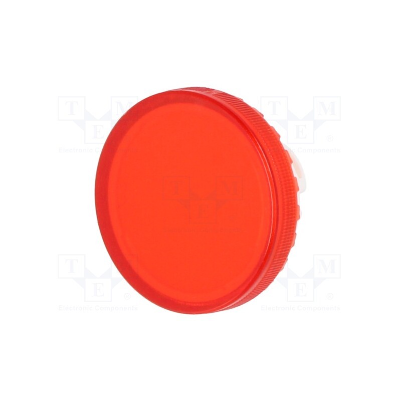 1 pcs x EAO - 84-7111.200 - Actuator lens, 22mm, 84, red,transparent, plastic