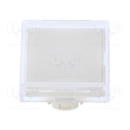 1 pcs x EAO - 61-9671.7 - Actuator lens, 22mm, 61, transparent, plastic, 18x18mm