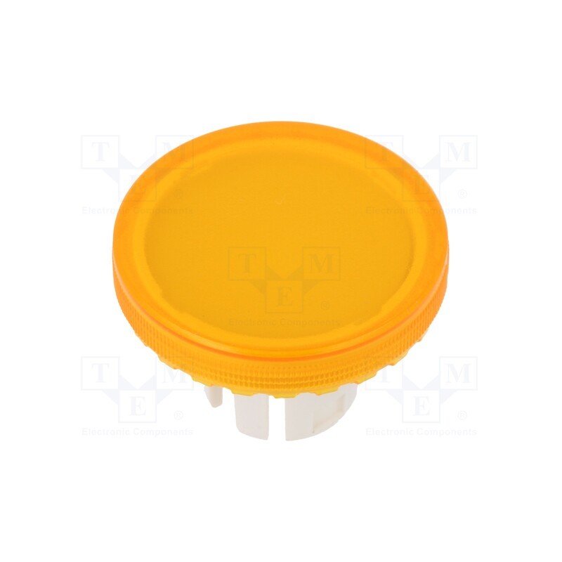 1 pcs x EAO - 61-9642.4 - Actuator lens, 22mm, 61, transparent,yellow, plastic, Ø19.7mm