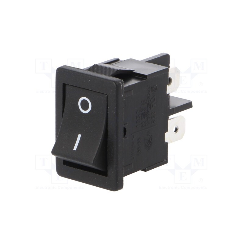 1 pcs x Marquardt - 01852.1128-00 - ROCKER, DPST, Pos: 2, ON-OFF, 4A/250VAC, black, IP40, 100mΩ, -20÷85°C