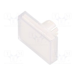 1 pcs x EAO - 61-9681.7 - Actuator lens, 22mm, 61, transparent, plastic, 18x24mm