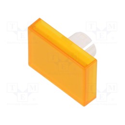 1 pcs x EAO - 61-9681.4 - Actuator lens, 22mm, 61, transparent,yellow, plastic, 18x24mm