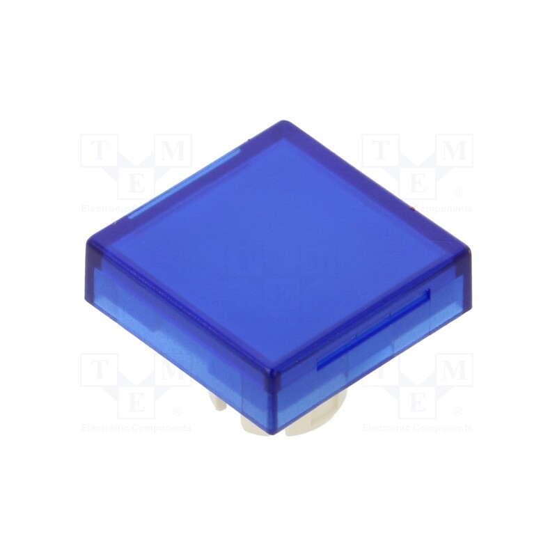 1 pcs x EAO - 61-9671.6 - Actuator lens, 22mm, 61, blue,transparent, plastic, 18x18mm