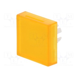 1 pcs x EAO - 61-9671.4 - Actuator lens, 22mm, 61, transparent,yellow, plastic, 18x18mm