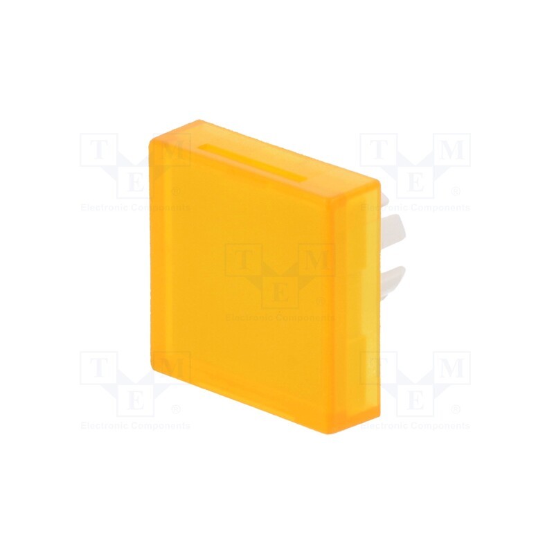 1 pcs x EAO - 61-9671.4 - Actuator lens, 22mm, 61, transparent,yellow, plastic, 18x18mm