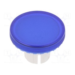 1 pcs x EAO - 61-9642.6 - Actuator lens, 22mm, 61, blue,transparent, plastic, Ø19.7mm