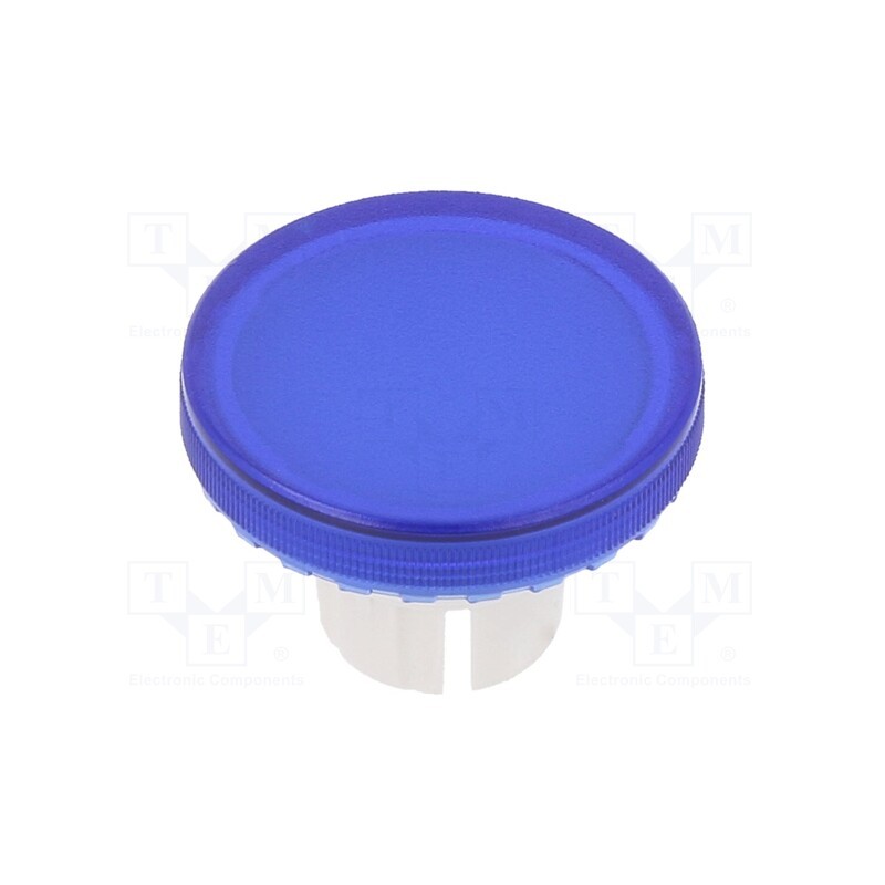 1 pcs x EAO - 61-9642.6 - Actuator lens, 22mm, 61, blue,transparent, plastic, Ø19.7mm