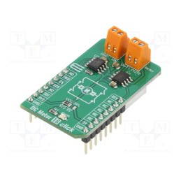 1 pcs x MIKROE - DC MOTOR 16 CLICK - Click board, motor driver, GPIO,SPI, MCP4161,ZXBM5210