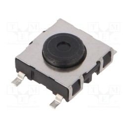 1 pcs x SCHURTER - 1241.1606.11 - Microswitch TACT, SPST-NO, Pos: 2, 0.05A/42VDC, SMD, 2.2N, 4.95mm