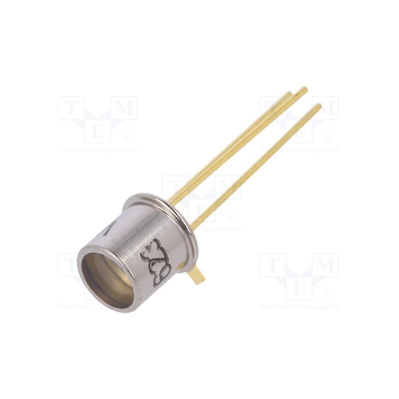 1 pcs x VISHAY - BPW76B - Phototransistor, TO18, 4.7mm, λp max: 850nm, 70V, 40°