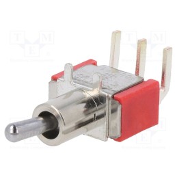 1 pcs x E-SWITCH - 100SP1T2B4M6QE - Switch: toggle, Pos: 2, SPDT, ON-ON, 2A/250VAC, 5A/28VDC, -30÷85°C