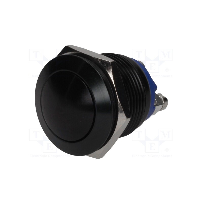 1 pcs x ONPOW - GQ19B-10/A - Switch: vandal resistant, Pos: 2, SPST-NO, 2A/36VDC, IP65, OFF-(ON)