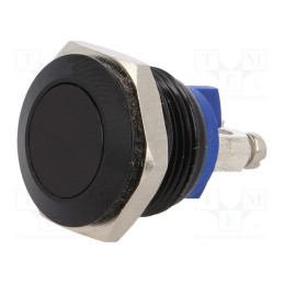 1 pcs x ONPOW - GQ16F-10/A - Switch: vandal resistant, Pos: 2, SPST-NO, 2A/36VDC, IP65, OFF-(ON)