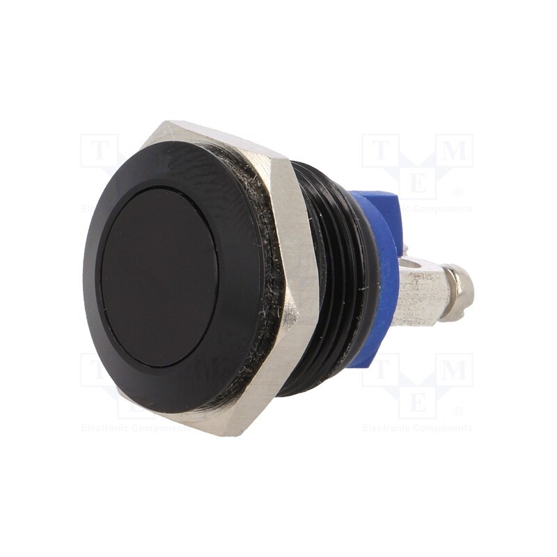 1 pcs x ONPOW - GQ16F-10/A - Switch: vandal resistant, Pos: 2, SPST-NO, 2A/36VDC, IP65, OFF-(ON)