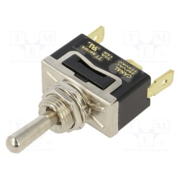 1 pcs x CANAL ELECTRONIC - T7A17A3B2H5R - Switch: toggle, Pos: 3, SP3T, (ON)-OFF-(ON), 10A/250VAC, 1.5kV, T7