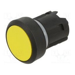 1 pcs x SIEMENS - 3SU1000-0AB30-0AA0 - Switch: push-button, 22mm, Stabl.pos: 1, yellow, IP66,IP67,IP69K