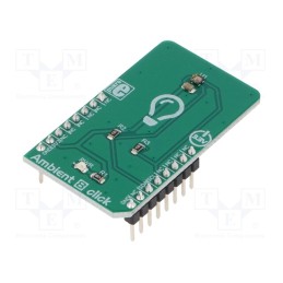 1 pcs x MIKROE - AMBIENT 8 CLICK - Click board, lighting sensor, I2C, LTR-329ALS-01, 3.3VDC