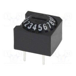 1 pcs x OMRON OCB - A6A-16C - Encoding switch, HEX/BCD, Pos: 16, THT, Rcont max: 200mΩ, 1.2Ncm