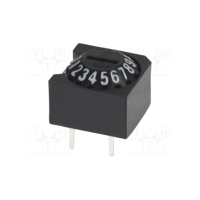 1 pcs x OMRON OCB - A6A-16C - Encoding switch, HEX/BCD, Pos: 16, THT, Rcont max: 200mΩ, 1.2Ncm