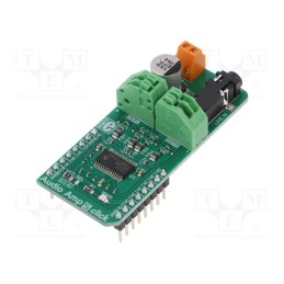 1 pcs x MIKROE - AUDIO AMP 5 CLICK - Click board, amplifier, GPIO, TPA3138D2, prototype board