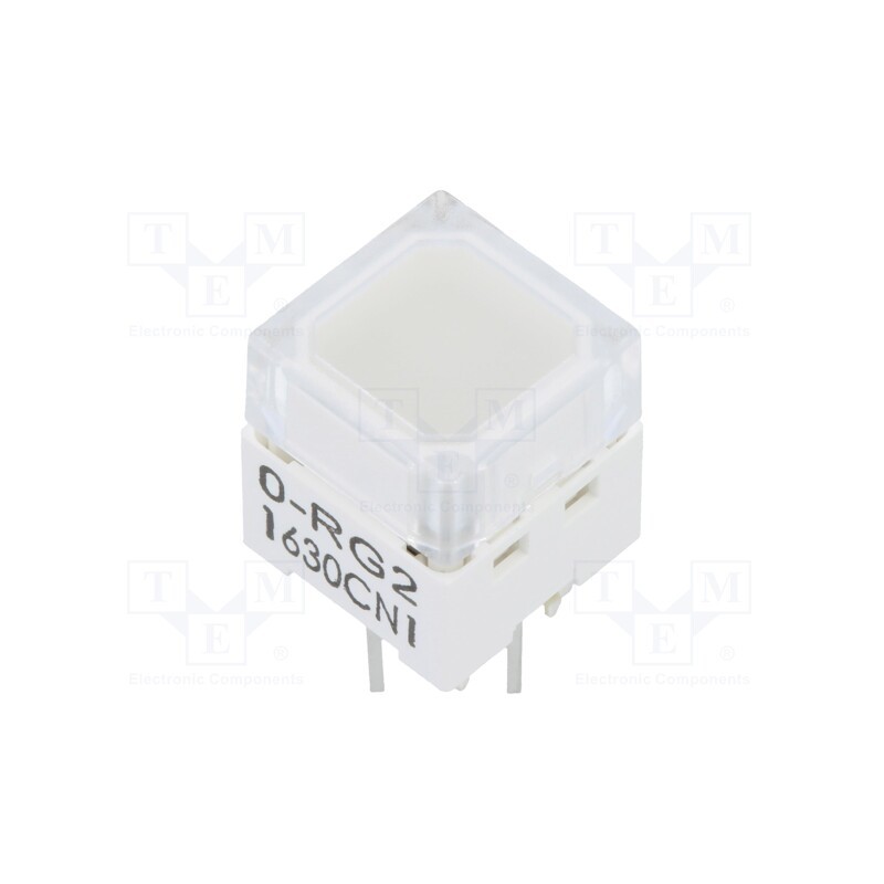 1 pcs x OMRON OCB - B3W9000RG2C - Switch: keypad, Pos: 2, SPST-NO, 0.05A/24VDC, green-red, THT, 1.57N