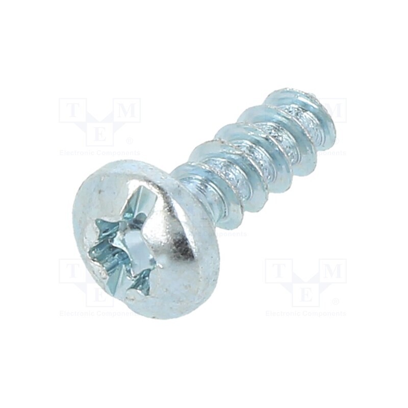 100 pcs x BOSSARD - 3148589 - Screw, for plastic, 3.5x10, Head: cheese head, slotted,Torx®, zinc