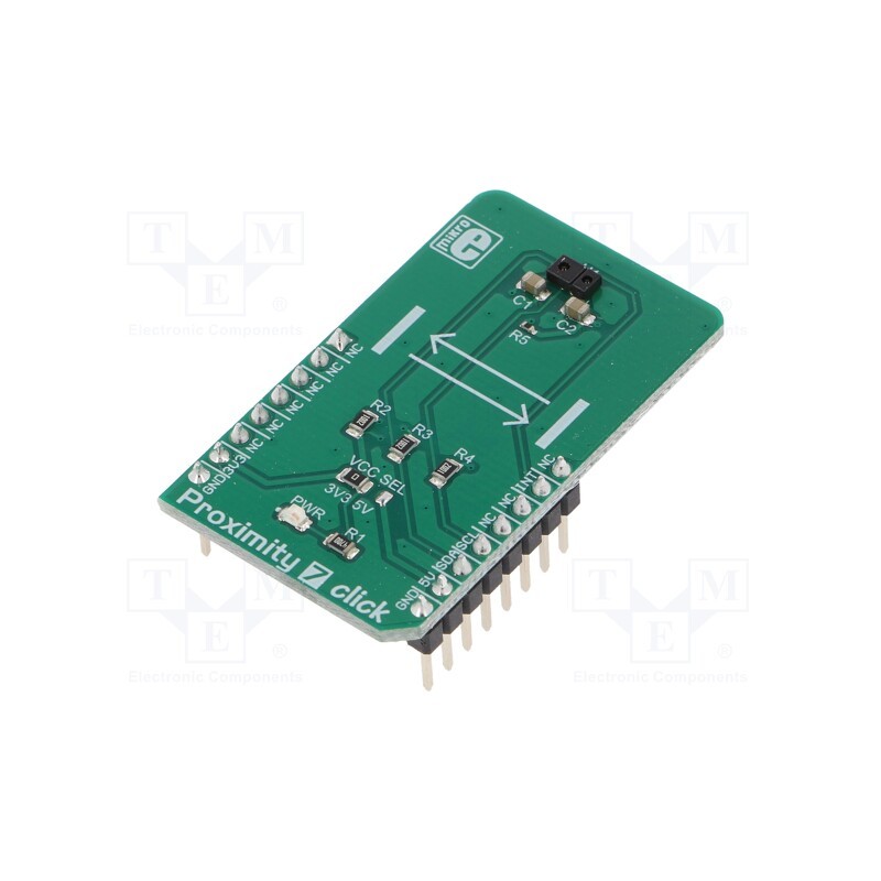 1 pcs x MIKROE - PROXIMITY 7 CLICK - Click board, lighting sensor,proximity sensor, I2C, ADPS9930