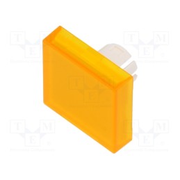 1 pcs x EAO - 61-9351.4 - Actuator lens, 22mm, 61, transparent,yellow, plastic, 20x20mm